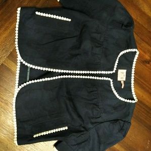 Juicy Couture children's crop-sleeved jacket top